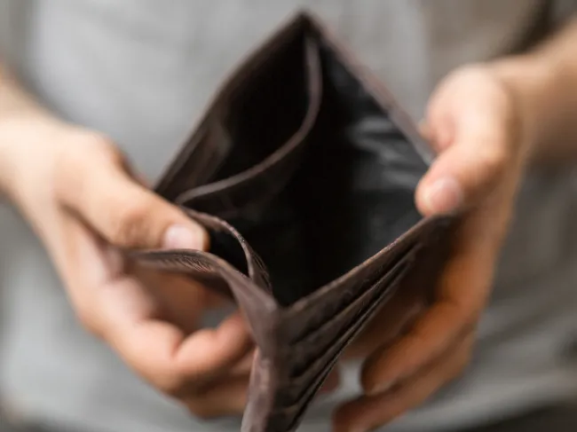empty wallet